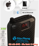 Máy trợ giảng UKK X50(Bluetooth)- Kèm 2 Mic(1 mic không dây và 1 mic có dây)