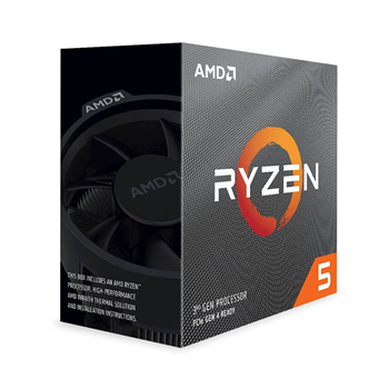 CPU AMD Ryzen 5 3600, with Wraith Stealth cooler/ 3.6 GHz (4.2GHz Max Boost) / 36MB Cache / 6 cores / 12 threads / 65W / Socket AM4