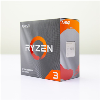 CPU AMD Ryzen 3 3300X, Wraith Stealth cooler/ 3.8 GHz (4.3 GHz with boost) / 18MB / 4 cores 8 threads / 65W / Socket AM4