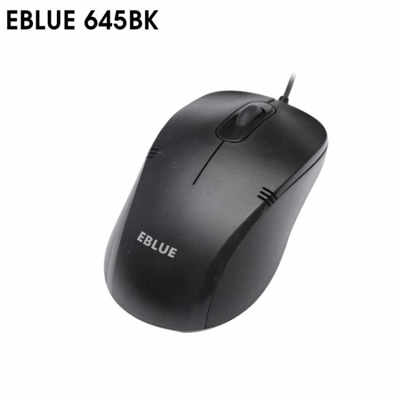 Mouse Eblue EMS645BK Optical USB Black