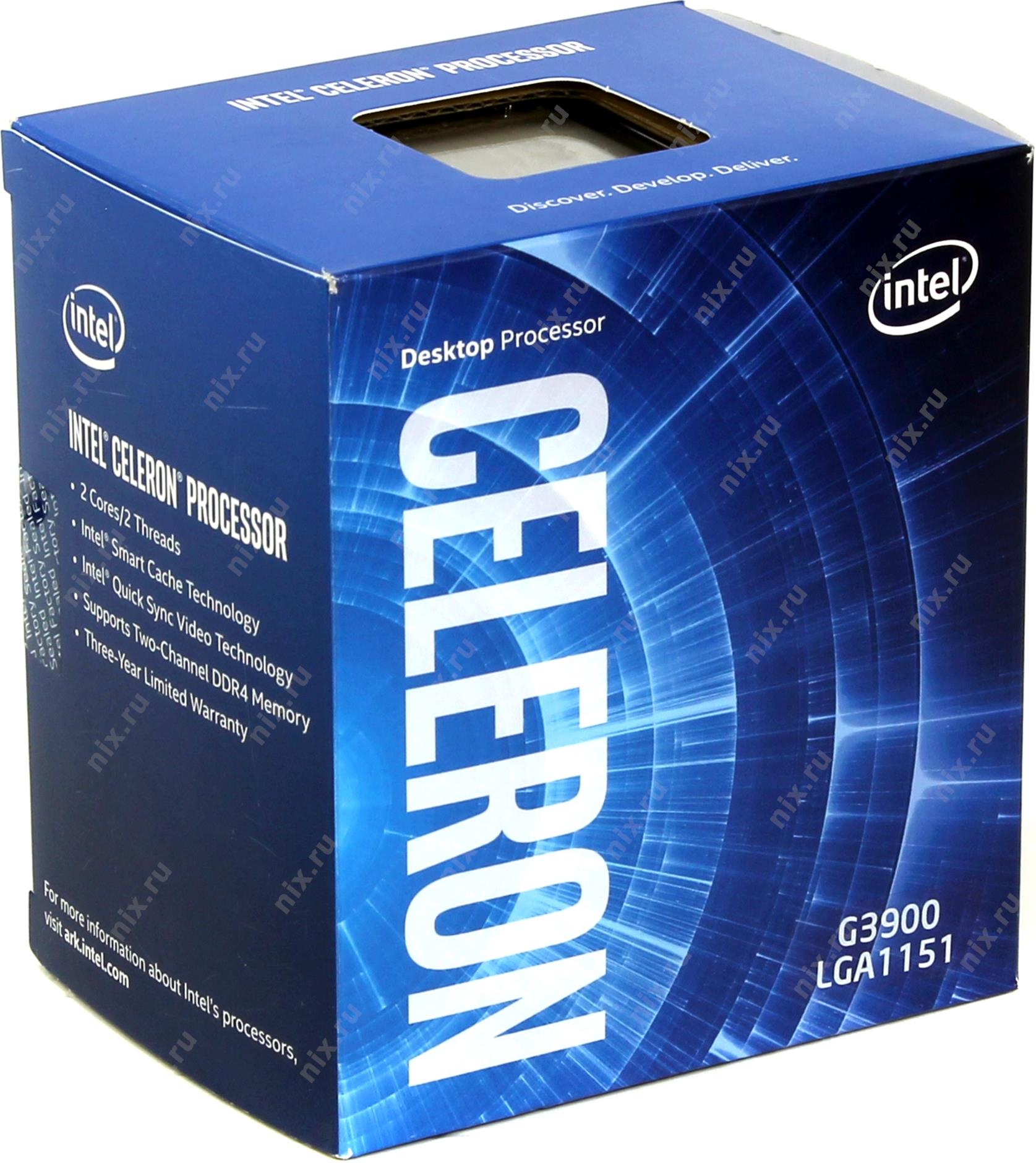 Intel Celeron G3900 2.8G / 2MB / HD Graphics 510 / Socket 1151 (Skylake)