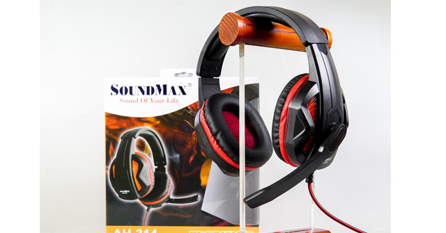 Tai nghe Over-ear SoundMAX AH 314 (Đen,Đỏ) 
