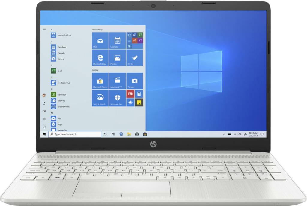  Laptop HP 15-DW1024WM Core i3-10110U/4G/SSD 128G/15.6 HD/Win10/Silver - HP USA