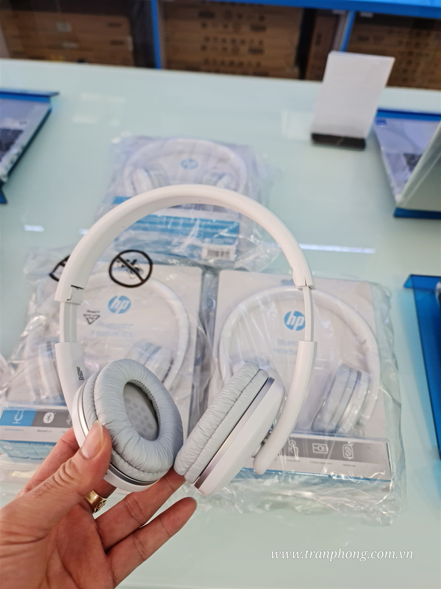 Tai nghe HP White Bluetooth Headset 400 - Hàng Chính Hãng - Tai nghe không dây