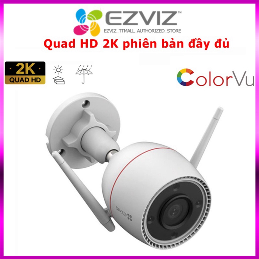 Camera Wifi ngoài trời Ezviz OutPro 3MP C3TN CS-C3TN-A0-1H3WKFL(2.8mm) - Có màu ban đêm, 2K, đàm thoại 2 chiều