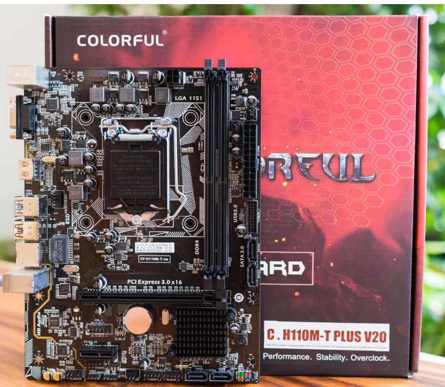 Colorful H110M-T Plus V20 (Chipset Intel H110/ Socket LGA1151/ VGA onboard)