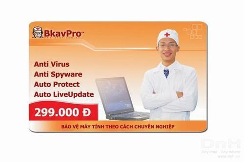 Phần mềm diệt virus Bkav Pro (Mệnh giá 299.000VNĐ) 