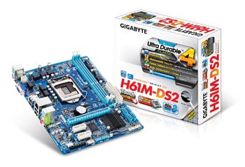 Gigabyte GA H61M-DS2 - Intel H61 chipset
