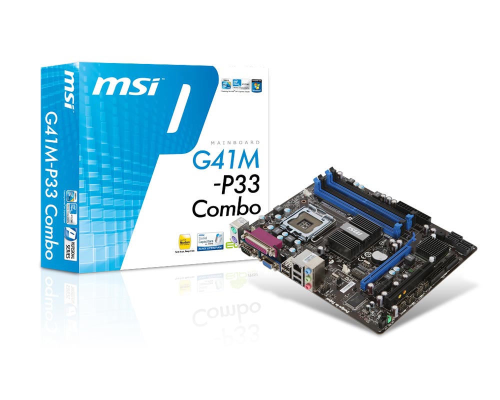 Bo mạch chủ MSI G41M-P33 Combo ( Chạy cả DDR2 và DDR3) - Trần Phong Hà Nam