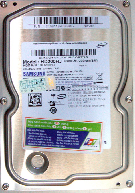 Ổ cứng SamSung 320 GB Serial ATA II (FPT)