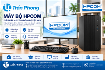 Máy tính đồng bộ HPCOM V16Y68 H2 MA14100 Core i3-14100, RAM 16GB, SSD 512GB, Windows 11 Pro